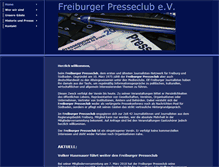 Tablet Screenshot of freiburger-presseclub.de